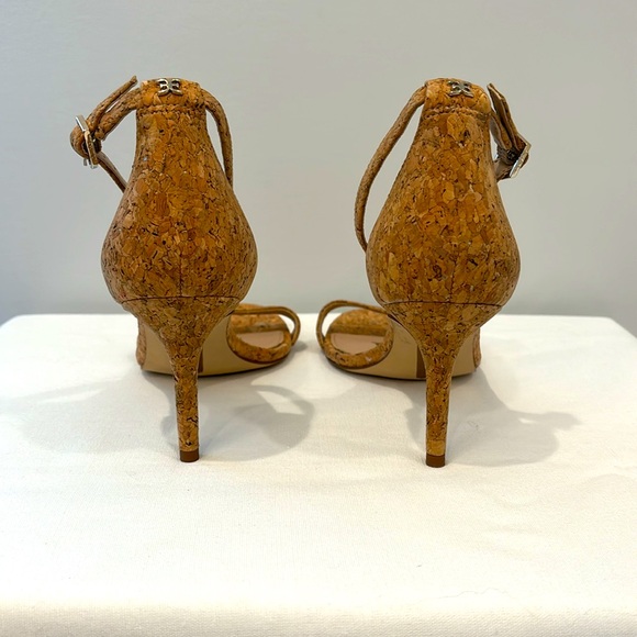 Sam Edelman Cork Heeled Sandal size 8 Natural NWOT - Picture 4 of 8
